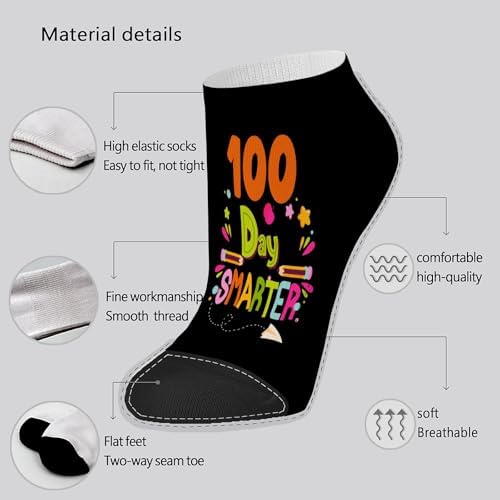100 Days Smirk Womens Socks
