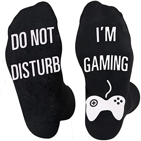 NDLBS Funny Gaming Socks for Men Teens Kids