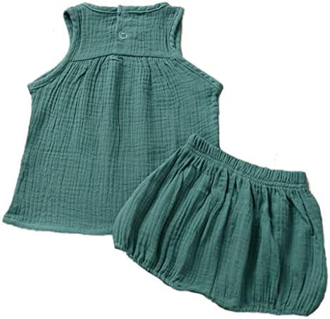 Summer Cotton Tank Shorts Set for Kids