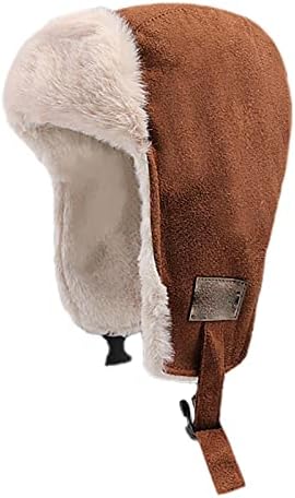 Warm Stylish Winter Trapper Hat Knit Cap for Men Women