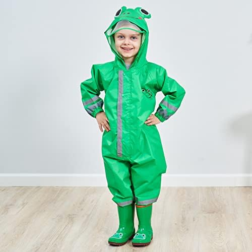 Hovkib Toddler Rain Suit with Hood Waterproof for Kids RAINWEAR by Hovkib