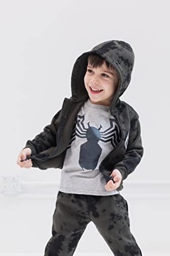 Marvel Avengers Spider-Man Little Boys Zip Up Fleece Set