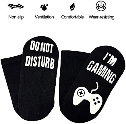 NDLBS Funny Gaming Socks for Men Teens Kids