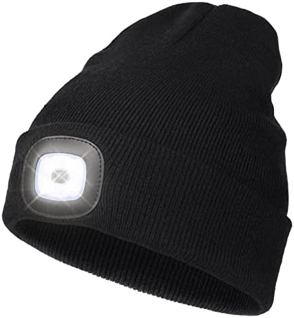 YunTuo LED beanie USB Rechargeable Winter Cap