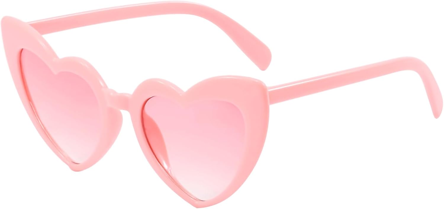Elegant Heart Sunglasses 1pc