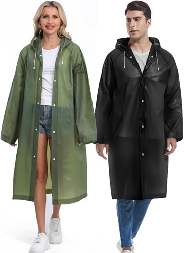 Premium Borogo Reusable Rain Coats for Men Durable Waterproof