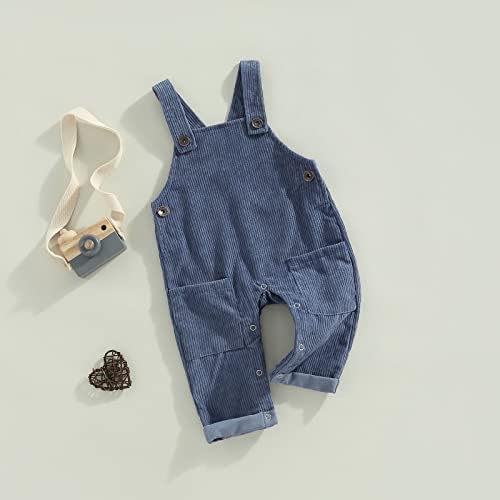 DNOMAID YZARC Baby Corduroy Overalls with Suspender