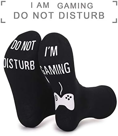 NDLBS Funny Gaming Socks for Men Teens Kids