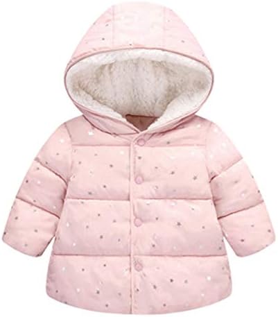 Toddler Winter Jacket 1-4 yrs Male Female Kids Hooded Puffer Coat