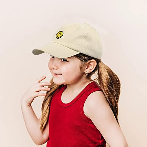 Smiley Face Kids Baseball Cap