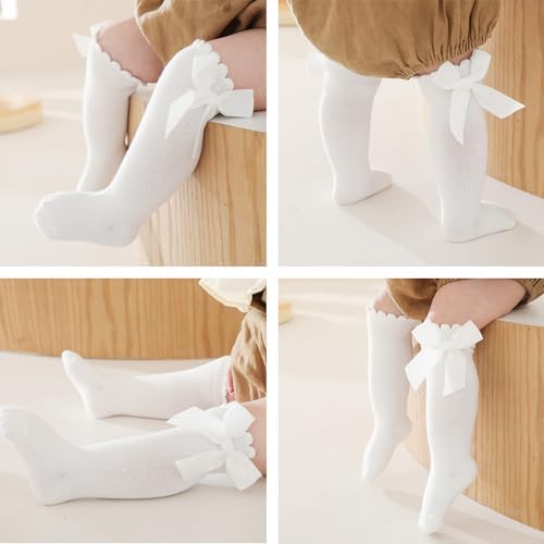 Dynamic Style Baby Girl Knee High Socks