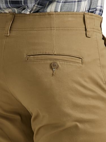 Lee Mens Extreme Motion Flat Front Regular Straight Pant