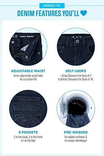 The Childrens Place Girls and Toddler Basic Skinny Jeans Perfect Fit