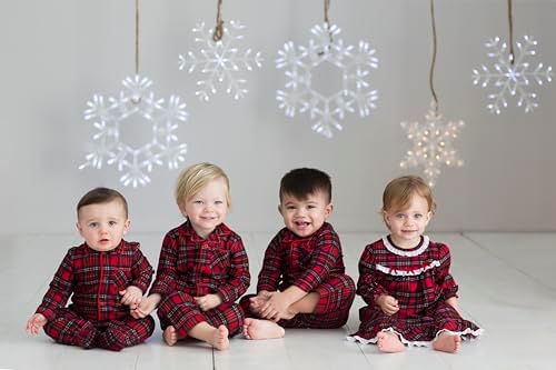Little Me Christmas Pajamas for Baby Girls 3-10 Months
