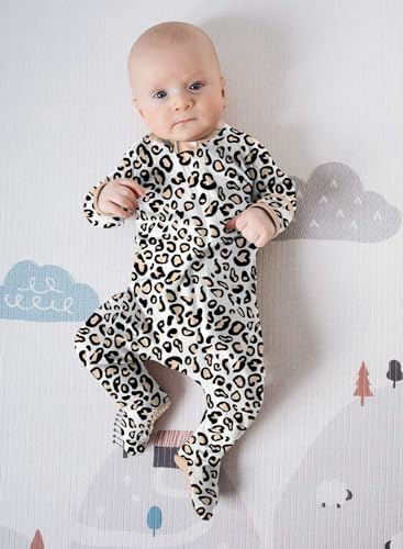 UNIFACO Baby Pajamas Footed Sleepy