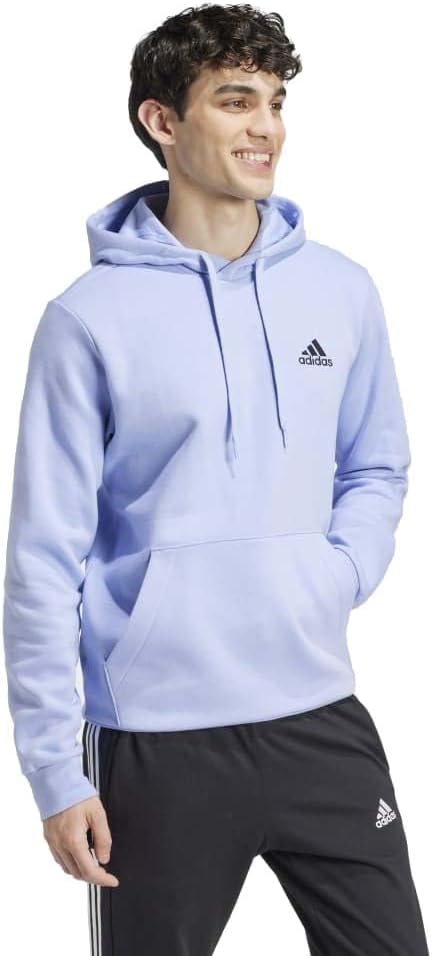 Adidas Mens Essentials Fleece Hoodie Premium Felt Fit