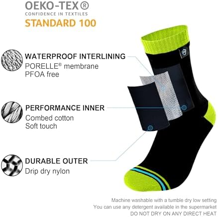 DexShell Aniline Waterproof Socks for Hiking Cold Weather Unisex