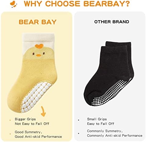 Adorable Non-Slip Ankle Socks for Toddlers 0-7 Months