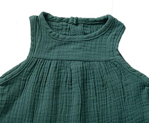 Summer Cotton Tank Shorts Set for Kids