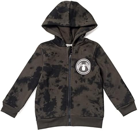 Marvel Avengers Spider-Man Little Boys Zip Up Fleece Set