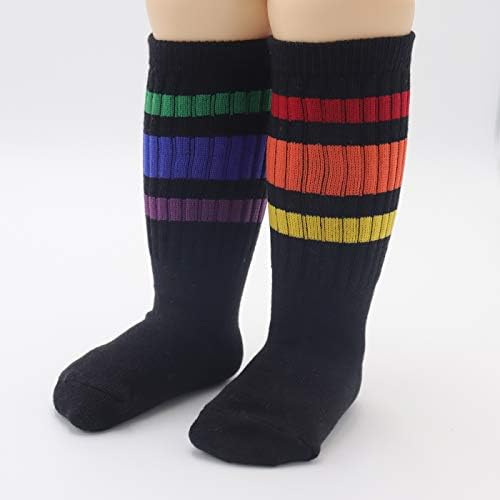Xiyadun Unisex Toddler Child Cotton Knee High Socks 1-9 Years