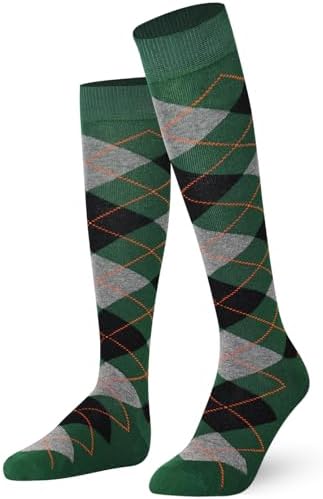 Stylish Mysocks Unisex Knee High Socks Argyle