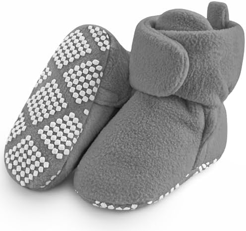 Adjustable Soft Fleece Baby Boots