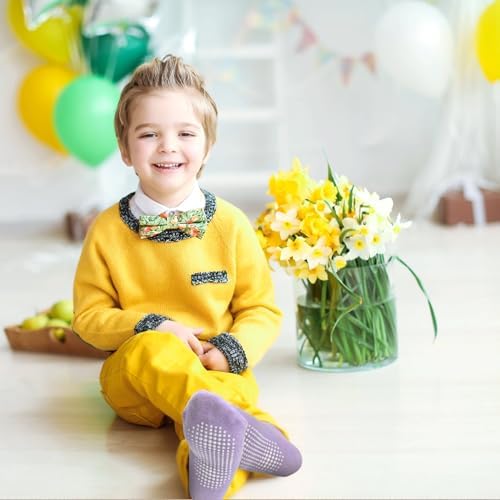 Tphon Toddler Girls Non-Slip Socks for 1-7 Years