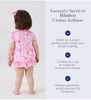 Stylish Summer Baby Girl Bodysuit Dress