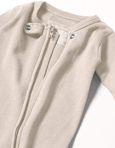 Lovedbaby Unisex Organic Baby Zipper Footie