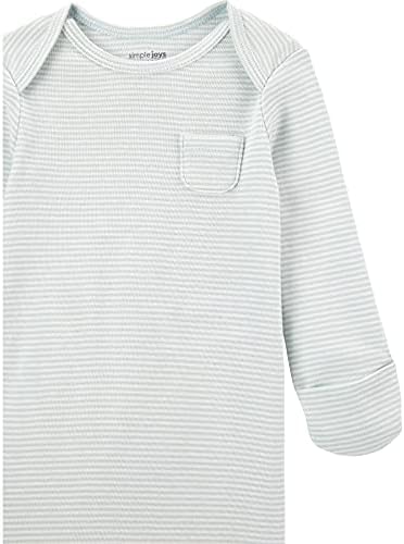 Simple Joys by Carters 3-Pack Neutral Cotton Sleeper Gowns for Baby