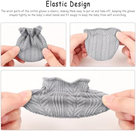 Perfectly Soft No ScratchWrist Gloves for Newborns toddler Girls Boys