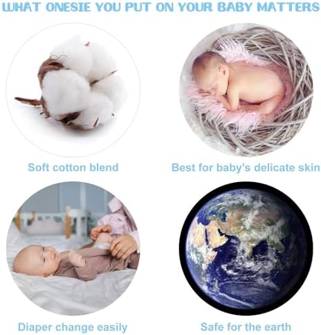 UNIFACO Baby Pajamas Footed Sleepy
