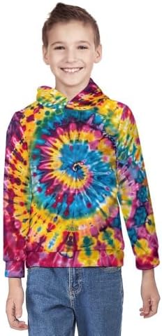 3D Printed Novelty Hoodie for Boys S-XL