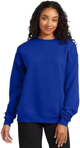 Hanes Mens EcoSmart Fleece Pullover Crewneck Sweatshirt 1 or 2 Pack