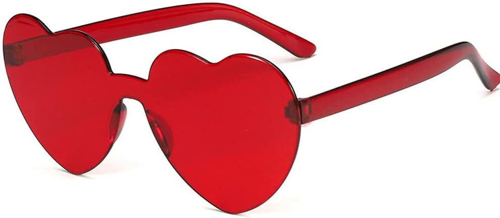 Hosfairy Heart-Shaped Sunglasses