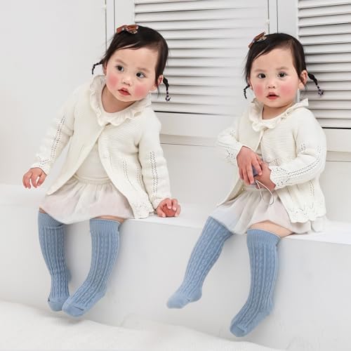 5 Pairs Cute Long Socks for ToddlerGirls