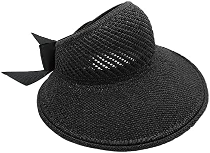 Foldable Wide-Brim Sun Visor Hats for Women Men Durable Stylish