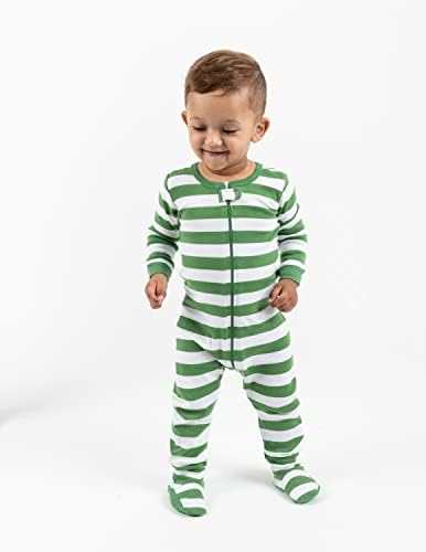 Leveret Kids Footed Pajamas 100 Cotton