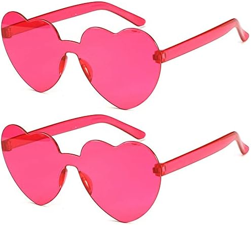 Hosfairy Heart-Shaped Sunglasses