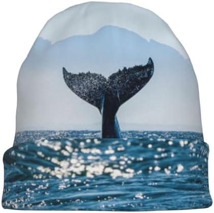 Unisex Knit Beanie Hat with Cuff - Windproof Winter Cap for Men Women