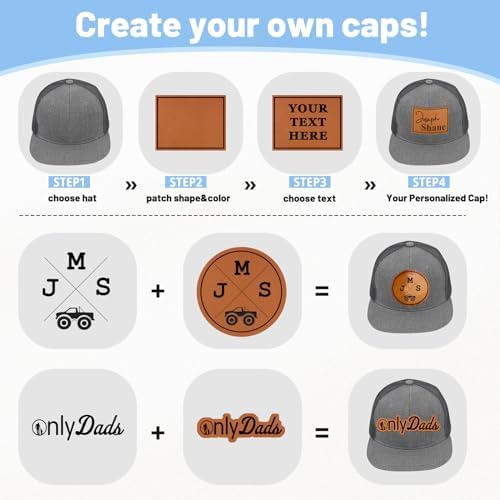 Bespoke Baseball Caps for Kids Boys Girls AdultsPersonalized Snapback Trucker Hats