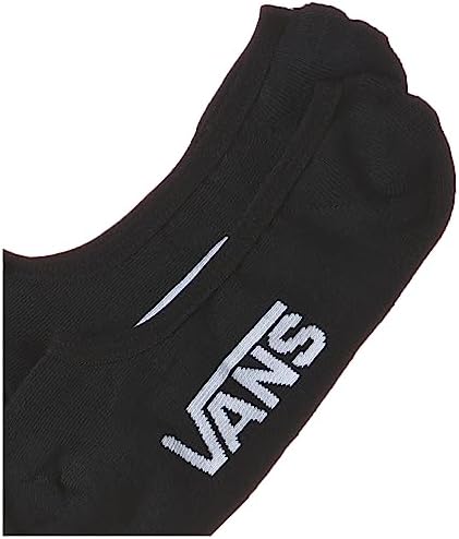 VANS Classic No-Show Socks Fit For Walking - 3 Pack Large BlackWhite