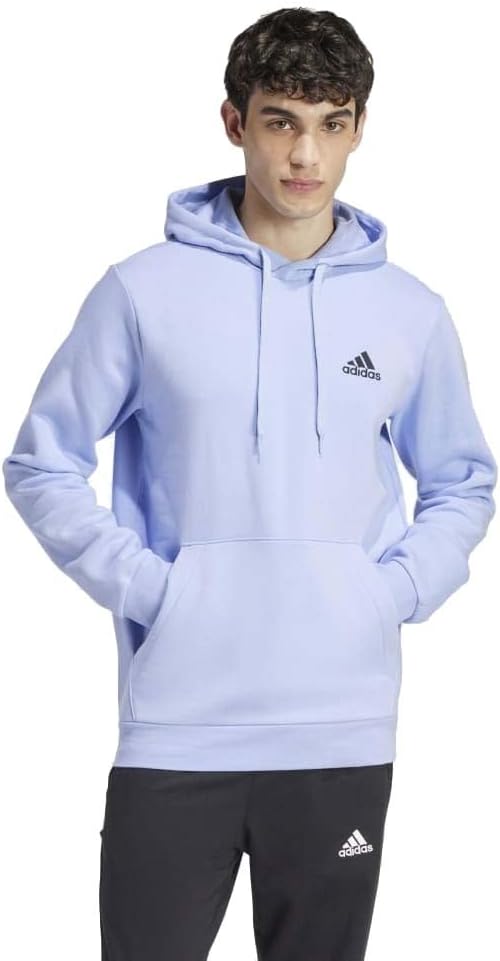 Adidas Mens Essentials Fleece Hoodie Premium Felt Fit