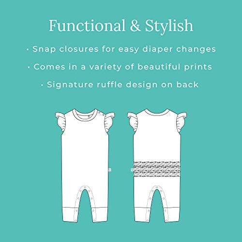 Posh Peanut Baby Girl Ruffled Romper