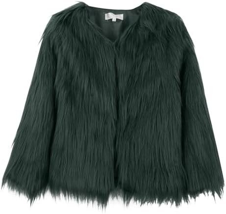 Girls Winter Faux Furry Coats