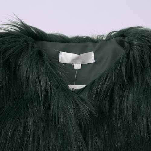 Girls Winter Faux Furry Coats