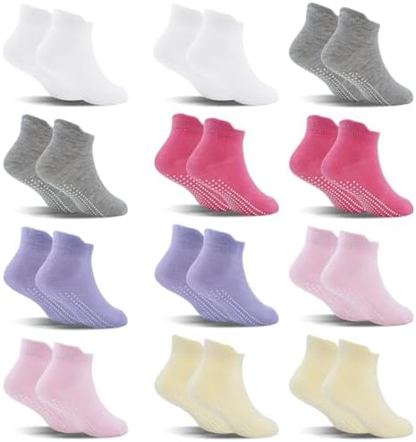 SkiBeaut Toddler Non-Slip Socks - Anti-Slip Easy to Wear