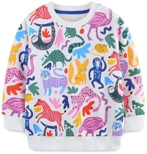 Hileelang Girl Sweatshirts Halloween Christmas Crewneck Long Sleeve Pullover