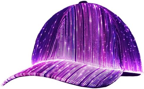 Light Up LED Baseball Cap - Glow-in-the-Dark Party Hat